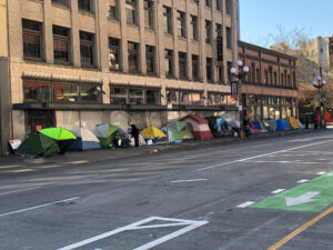 homeless, encampment, healthcare