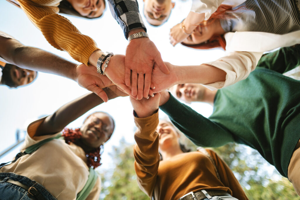 Group of people collaborate
