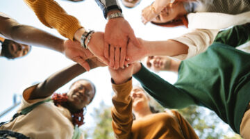 Group of people collaborate