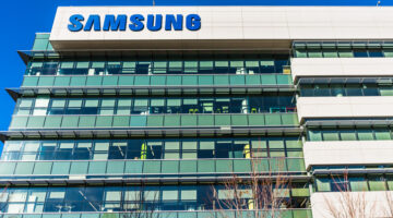 Feb 6, 2020 Mountain View / CA / USA - Samsung Research America campus in Silicon Valley; Samsung is a South Korean multinational conglomerate