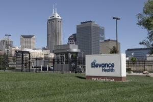 Indianapolis - April 13, 2024: Elevance Health world headquarters. Elevance Health is a health insurance provider, formerly known as Anthem Insurance.