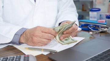 Work from home, financial crisis concept