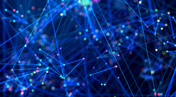 Abstract image of close-up quantum network node